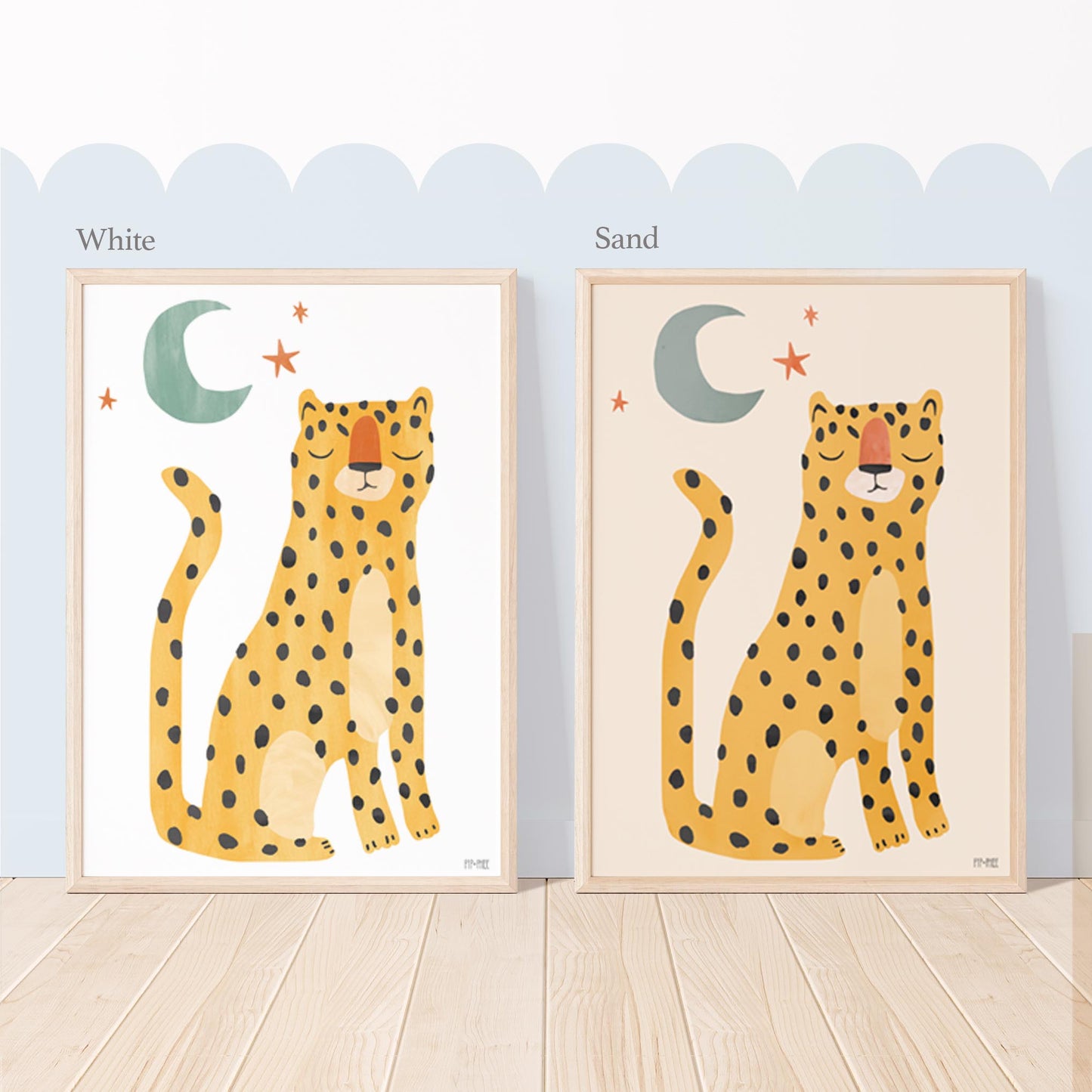Pip+Phee Jungle Club Cheetah Art Print