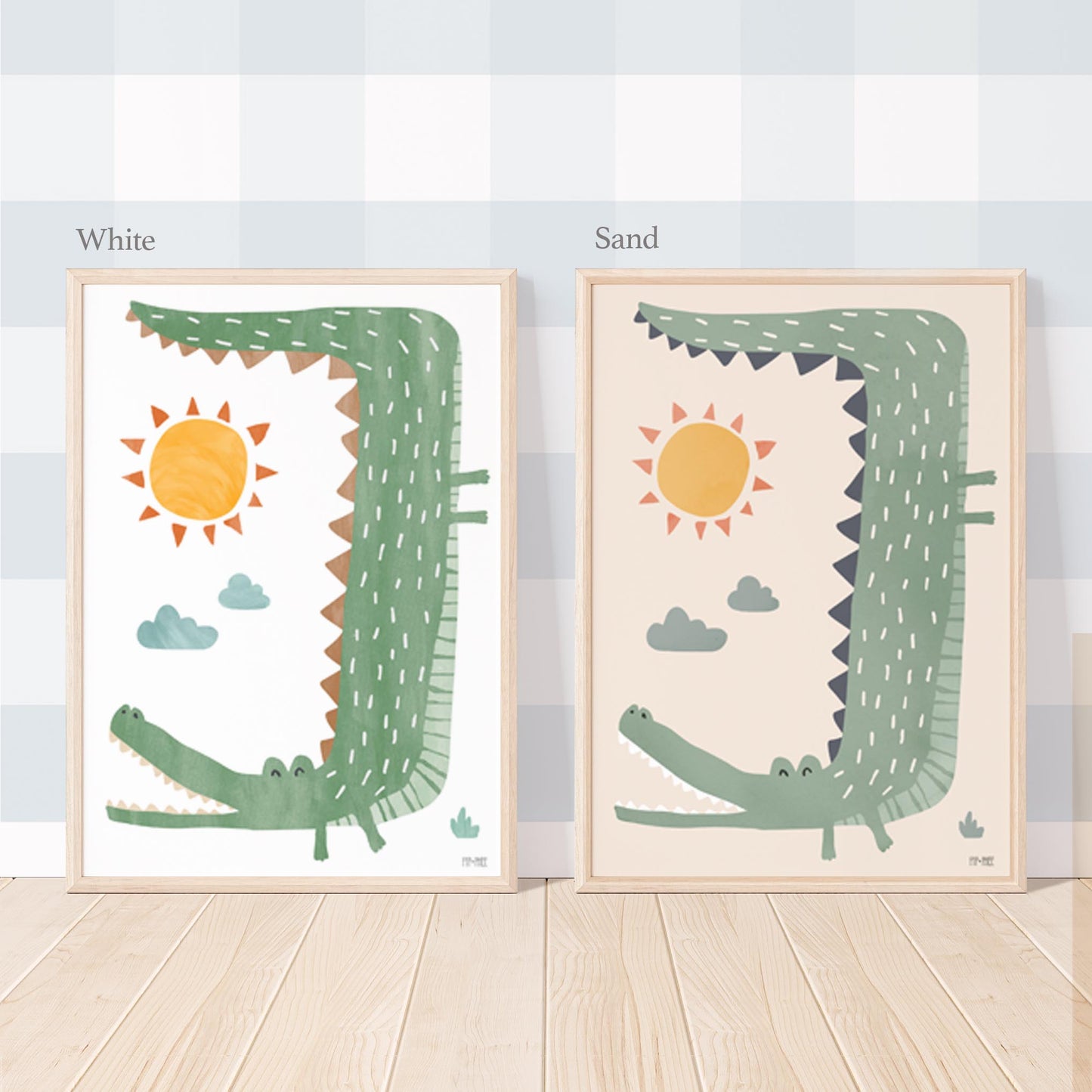Pip+Phee Jungle Club Crocodile Art Print