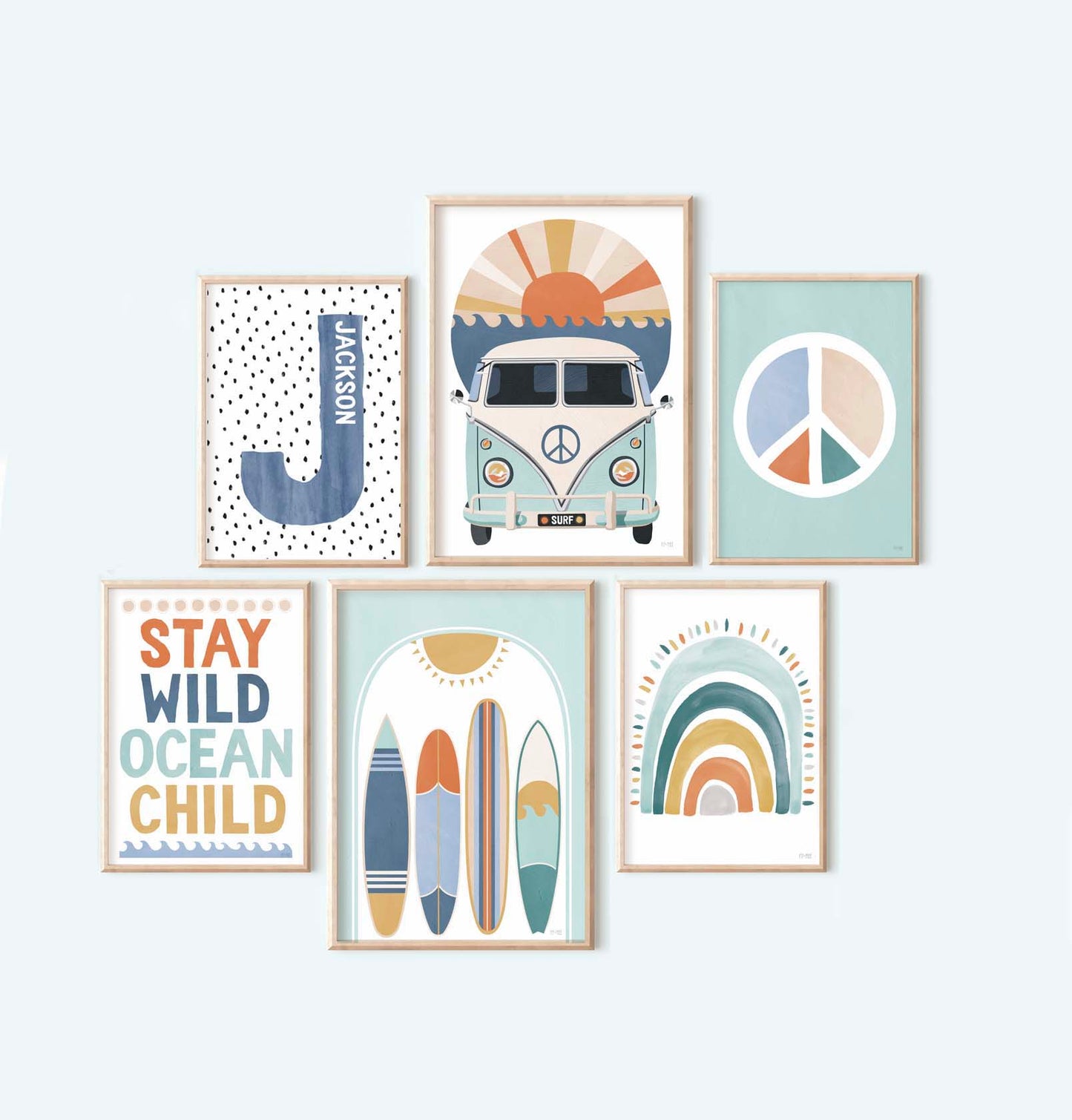 Pip+Phee Peace Symbol Art Print