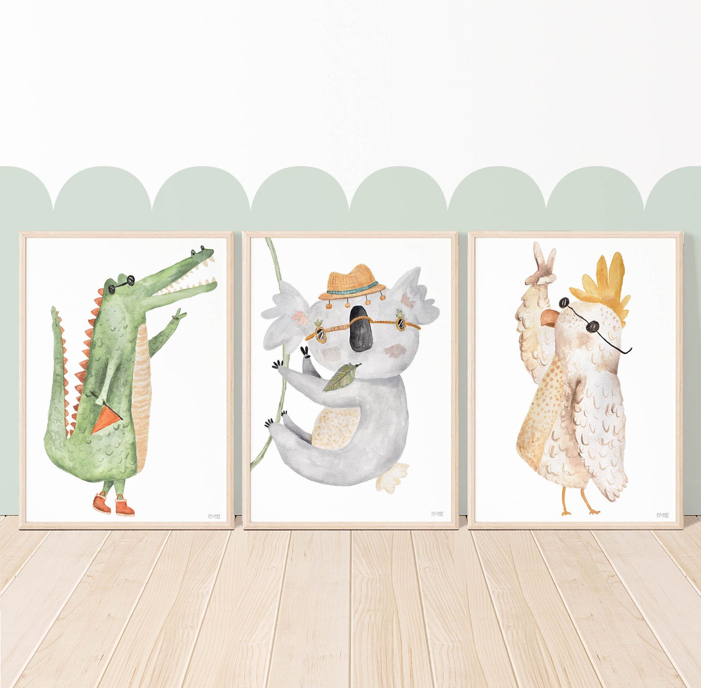 Pip+Phee Bush Mates Koala Art Print