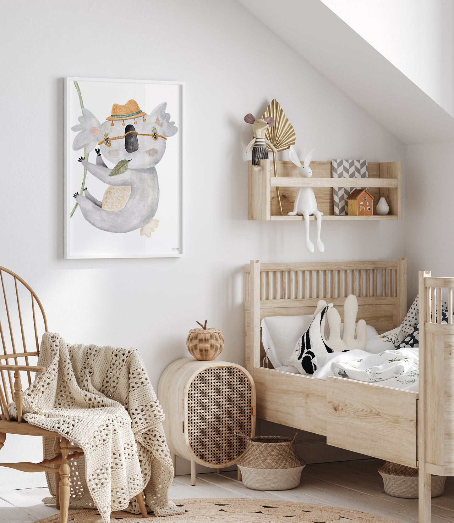 Pip+Phee Bush Mates Koala Art Print