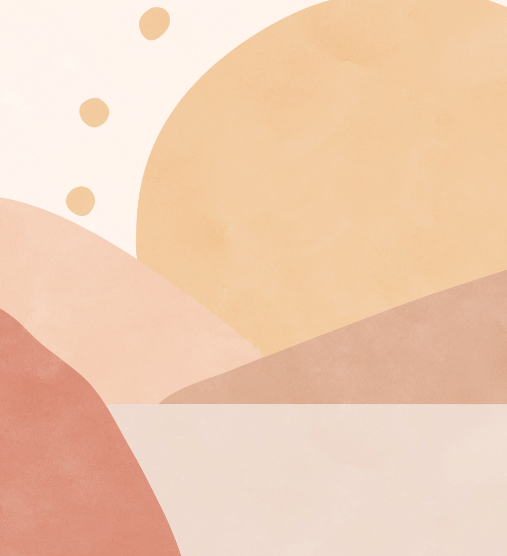 Pip+Phee Sunny Days Mountain Art Print - Sand