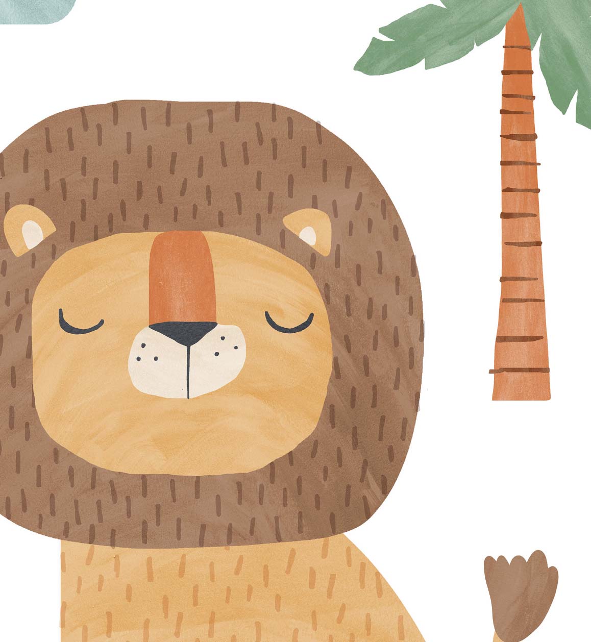 Pip+Phee Jungle Club Lion Art Print
