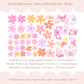 Pip+Phee Daisy & Butterfly Fabric Wall Decal Set - Bright Colours