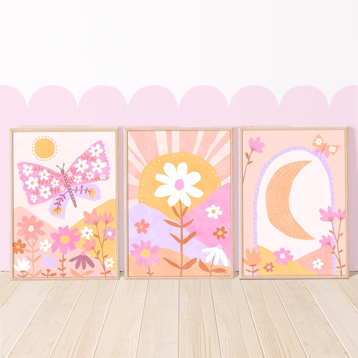 Pip+Phee Daisy Fields Art Print - Bright