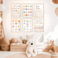 Pip+Phee Clever Cookie Shapes Art Print - Dusty Pastel