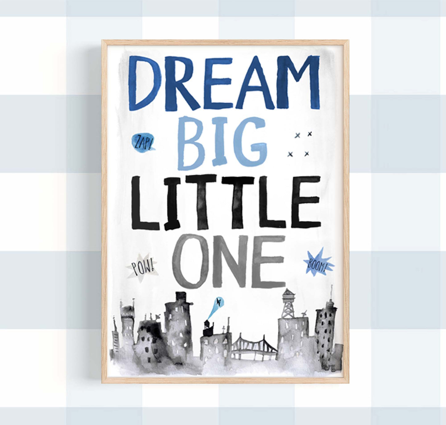 Pip+Phee Superhero Dream Big Art Print
