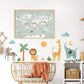 Pip+Phee Planet Earth Art Print - Sage