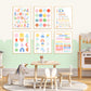 Pip+Phee Clever Cookie Alphabet Art Print - Bright