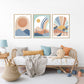 Pip+Phee Cactus Valley  Art Print - Blue/Rust