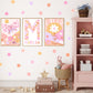 Pip+Phee Personalised Daisy Name Art Print - Bright