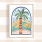 Pip+Phee Going Coconuts Palm Tree Art Print