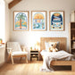 Pip+Phee Going Coconuts Palm Tree Art Print