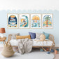 Pip+Phee Going Coconuts Koala Surf Art Print