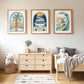 Pip+Phee Going Coconuts Palm Tree Art Print