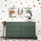 Pip+Phee Spot Fabric Wall Decals - Reusable - Jurassic Colours