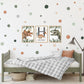 Pip+Phee Spot Fabric Wall Decals - Reusable - Jurassic Colours