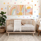 Pip+Phee Sunny Days Rainbow Art Print - Dusty Rainbow