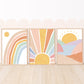 Pip+Phee Sunny Days Rainbow Art Print - Dusty Rainbow