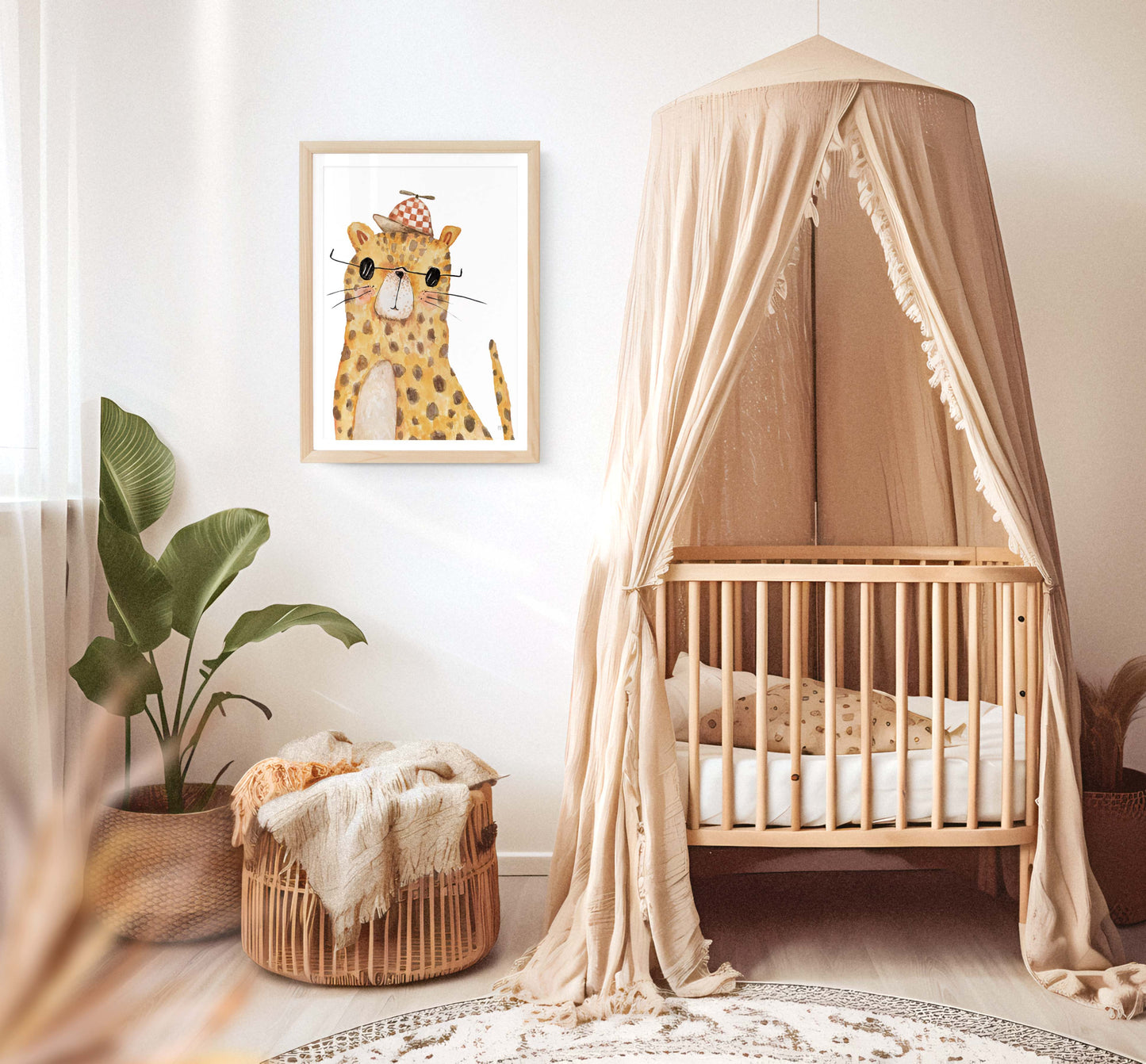 Pip+Phee Safari Bunch - Jungle Cheetah Art Print
