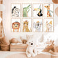 Pip+Phee Safari Bunch - Jungle Zebra Art Print