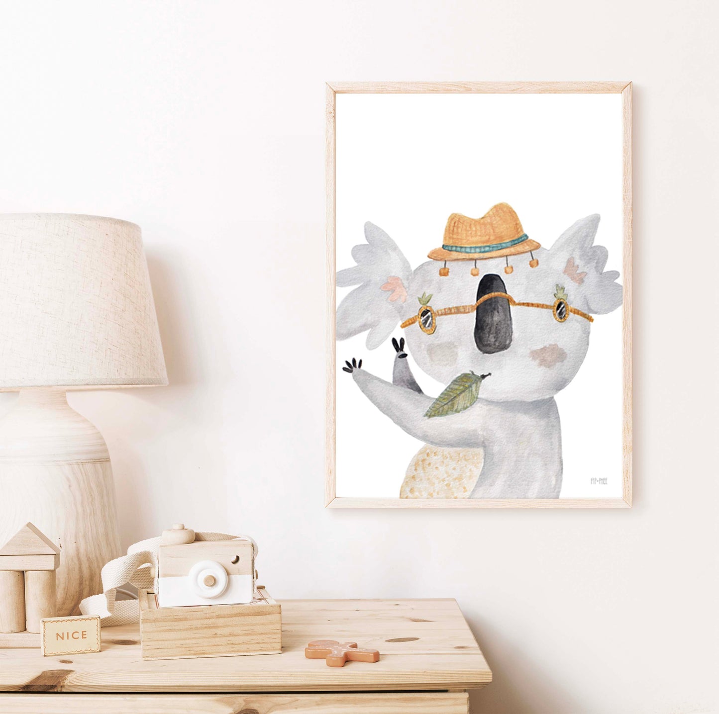 Pip+Phee Safari Bunch - Koala Art Print