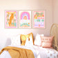 Pip+Phee Coastal Dreamer Personalised Name Art Print - Bright