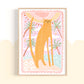 Pip+Phee Coastal Dreamer Leopard Beach Art Print - Dusty Pastel