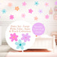 Pip+Phee Daisy Fabric Wall Decals - Large Size - Pink, Peach, Lilac & Aqua Colours