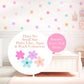 Pip+Phee Daisy Fabric Wall Decals - Small Size - Pink, Lilac, Aqua & Peach Colours