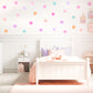 Pip+Phee Daisy Fabric Wall Decals - Small Size - Pink, Lilac, Aqua & Peach Colours