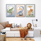 Pip+Phee Dino Riders Art Print Collection - Set of 3