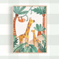 Pip+Phee Jungle Horizon Giraffe Art Print