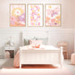 Pip+Phee Daisy Fields Art Print Collection - Pastel Colourway - Set of 3