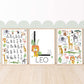 Pip+Phee Jungle Safari Alphabet Art Print