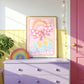 Pip+Phee Coastal Dreamer Butterfly Beach Art Print - Dusty Pastel