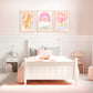 Pip+Phee Coastal Dreamer Personalised Name Art Print - Dusty Pastel