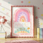 Pip+Phee Coastal Dreamer Personalised Name Art Print - Dusty Pastel