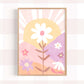 Pip+Phee Daisy Fields Art Print Collection - Pastel Colourway - Set of 3