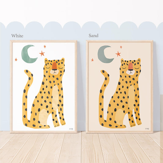 Pip+Phee Jungle Club Cheetah Art Print