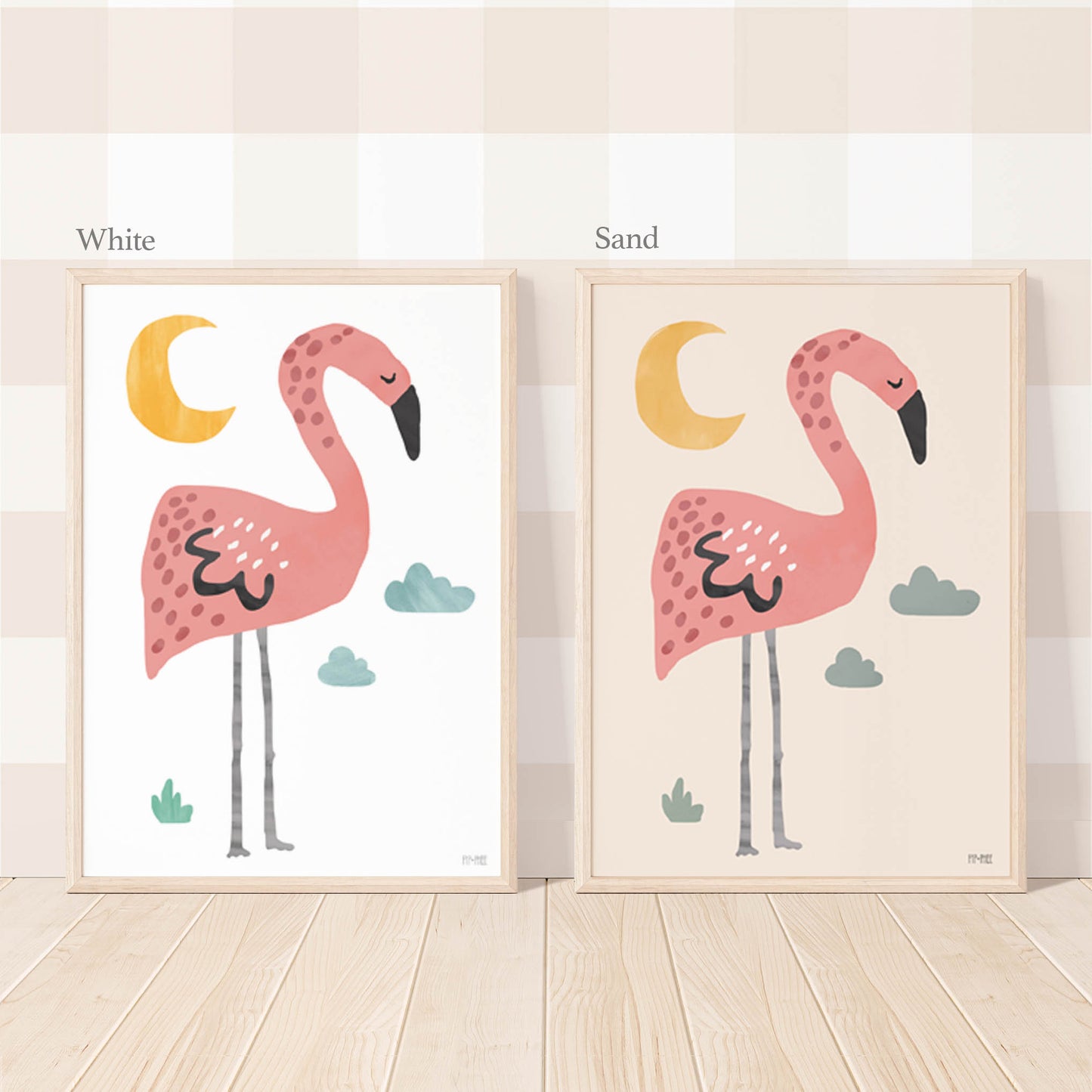 Pip+Phee Jungle Club Flamingo Art Print