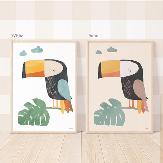 Pip+Phee Jungle Club Toucan Art Print