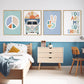 Pip+Phee You Are My Sunshine Art Print - Teal & Rust