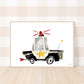 Pip+Phee Police Car Art Print - Landscape