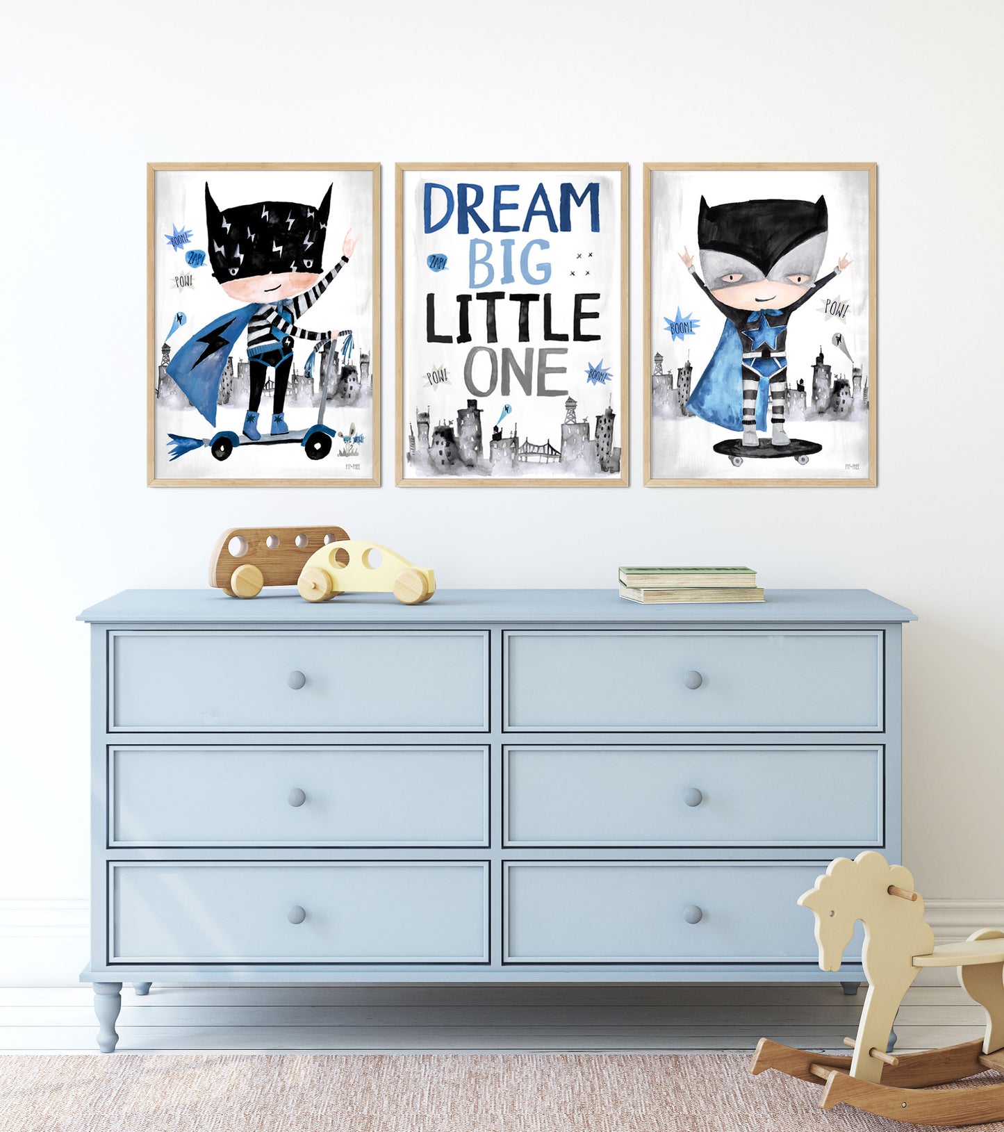 Pip+Phee Superdude Scooter Art Print