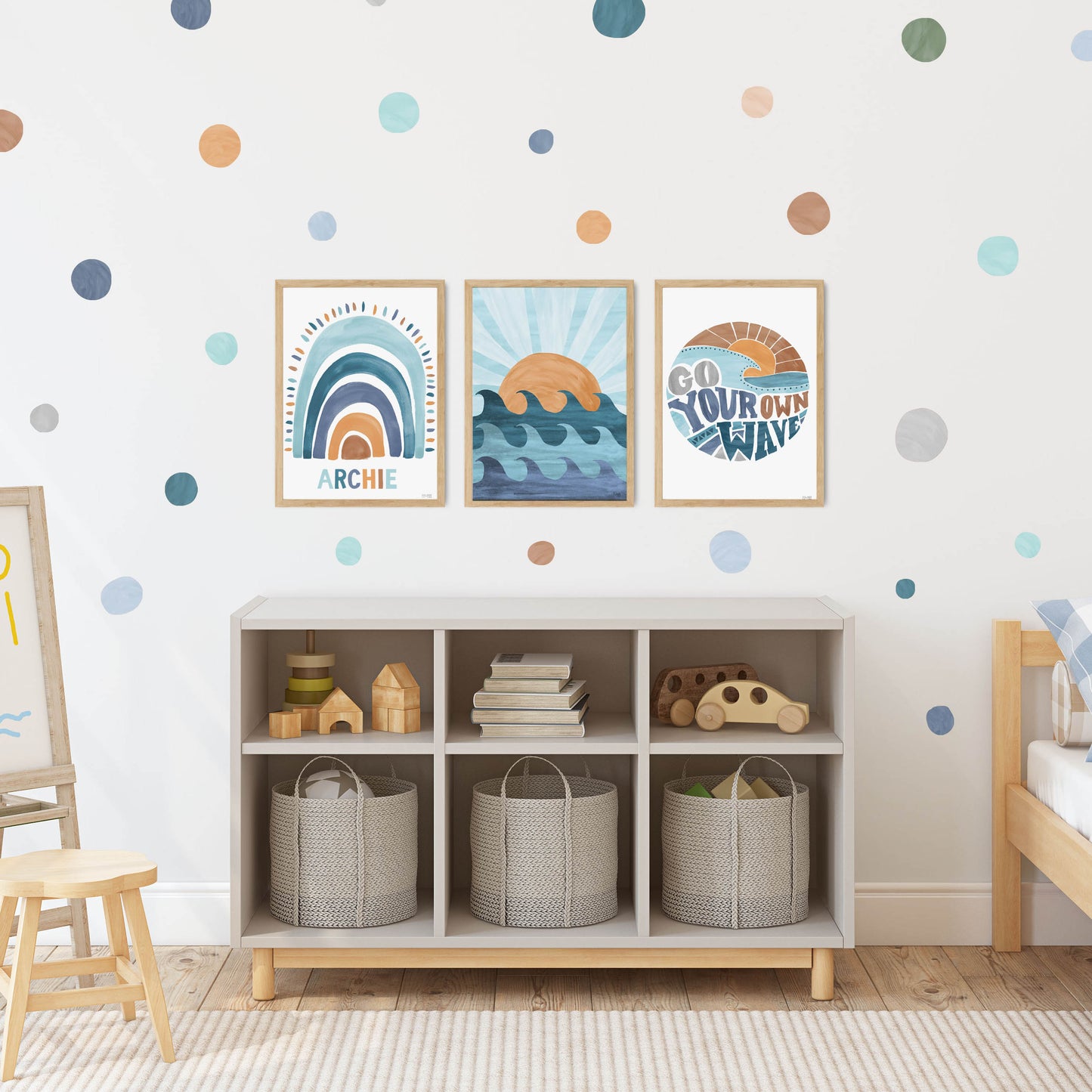 Pip+Phee Go Your Own Wave Art Print
