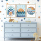 Pip+Phee Good Vibes Surf Sunset Art Print