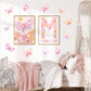 Pip+Phee Personalised Daisy Name Art Print - Bright