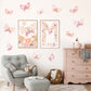 Pip+Phee Personalised Daisy Name Art Print - Dusty