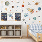 Pip+Phee Space Fabric Wall Decals - Rocket, Stars, Planets, Galaxy